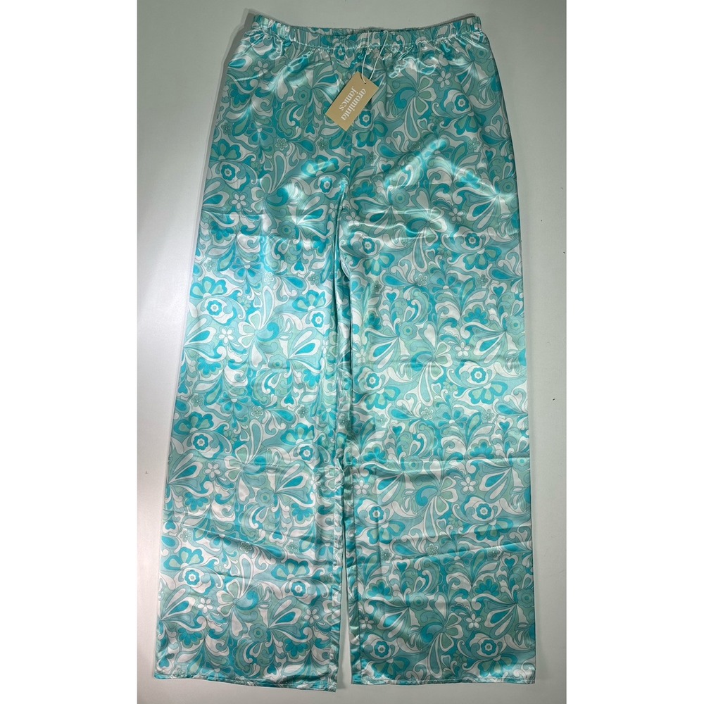 Araminta James La Mer Silky Wide Leg Pants Womens Medium